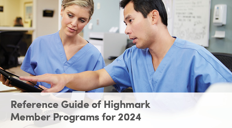 Reference Guide of Highmark Member Programs for 2024
